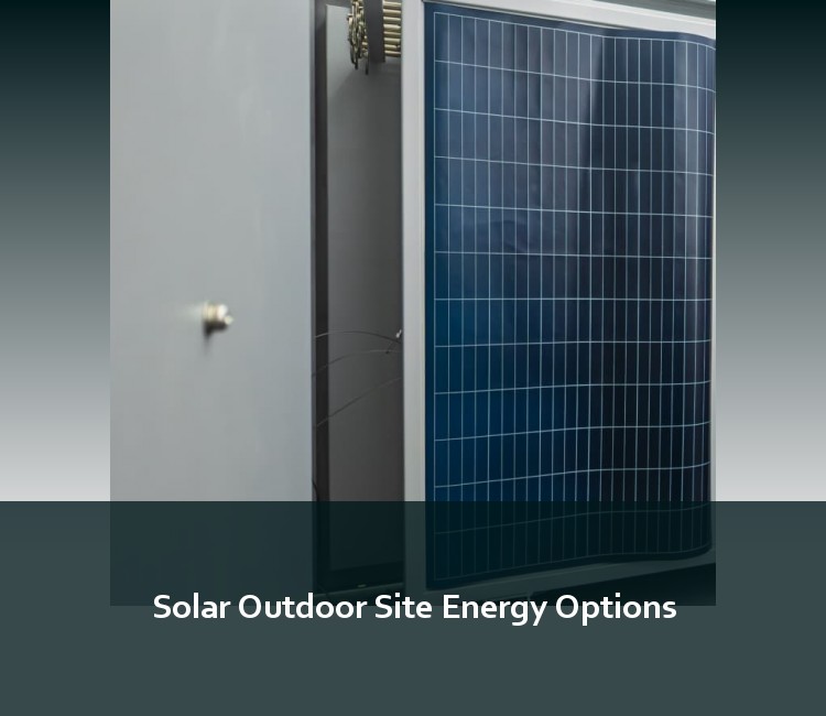 Solar Outdoor Site Energy Options