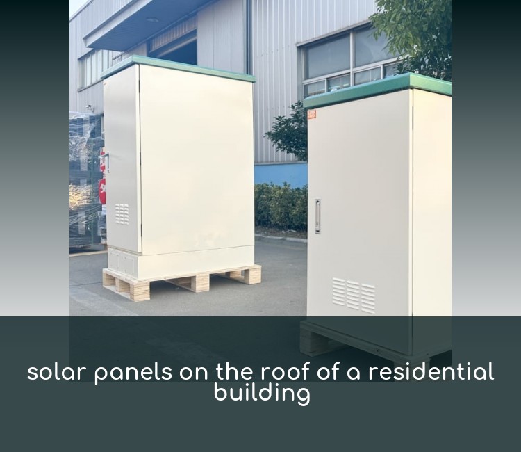 solar panels on the roof of a residential building