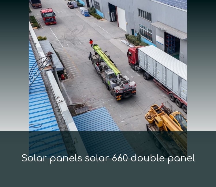 Solar panels solar 660 double panel