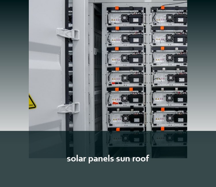 solar panels sun roof