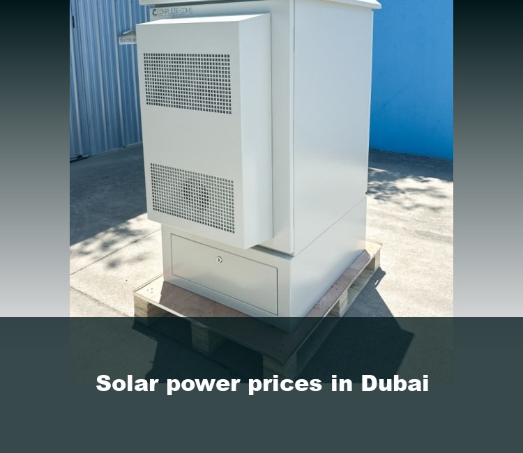 Solar power prices in Dubai