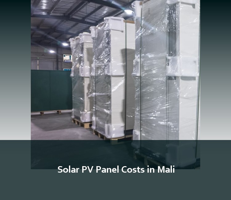 Solar PV Panel Costs in Mali