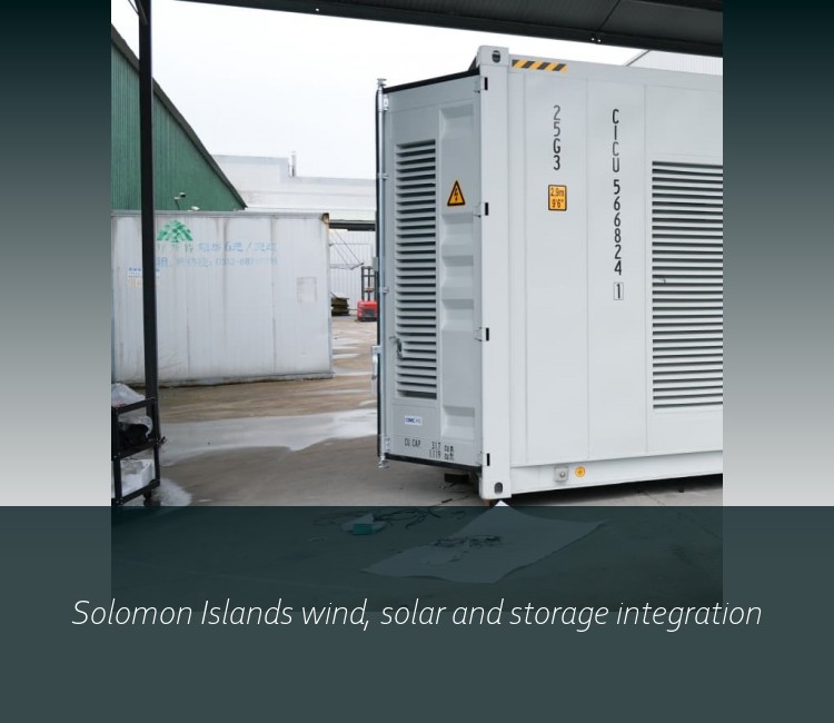 Solomon Islands wind, solar and storage integration