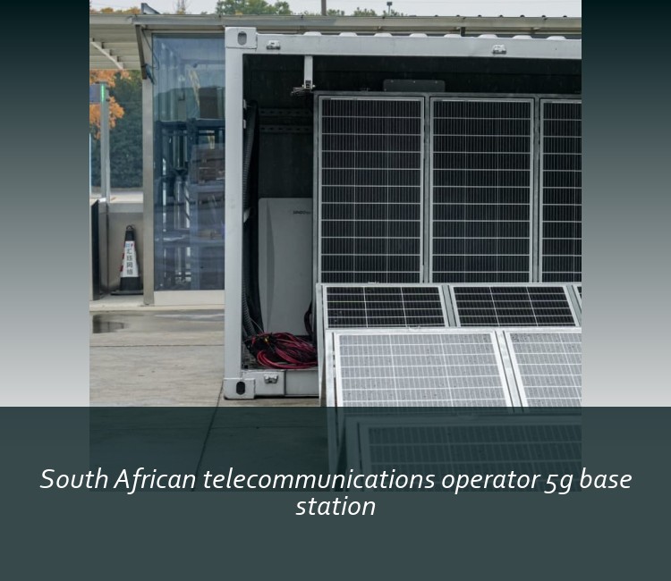 South African telecommunications operator 5g base station