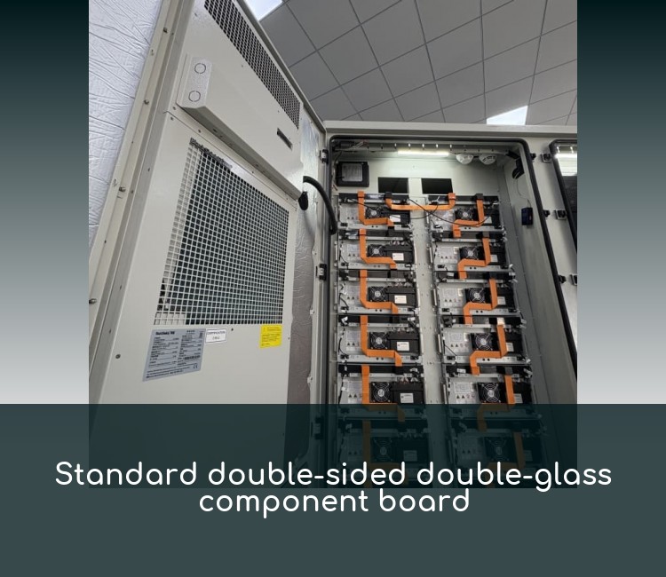 Standard double-sided double-glass component board