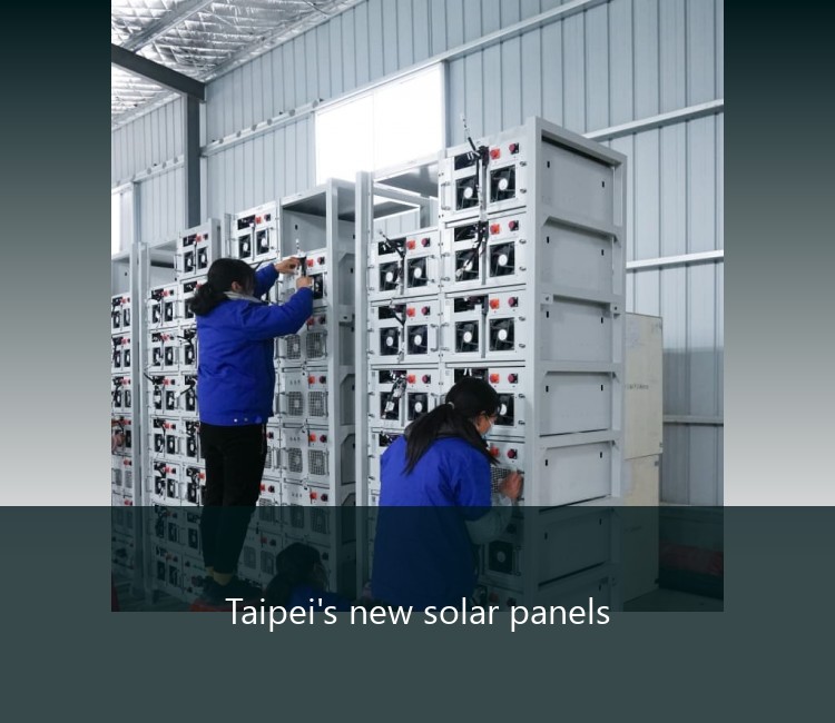 Taipei's new solar panels