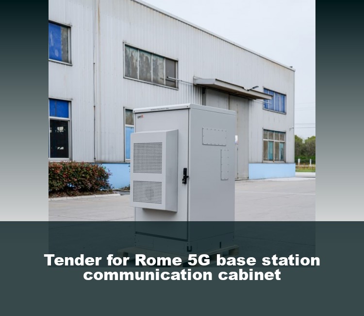 Tender for Rome 5G base station communication cabinet