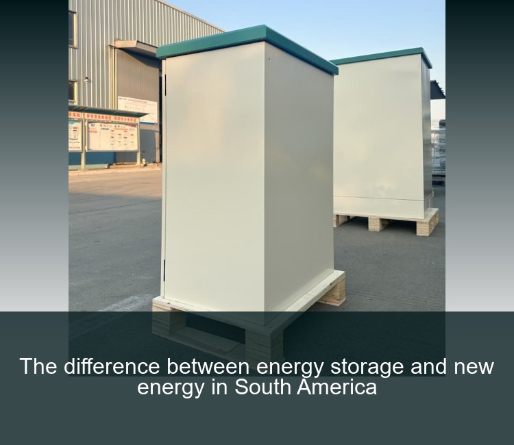 The difference between energy storage and new energy in South America
