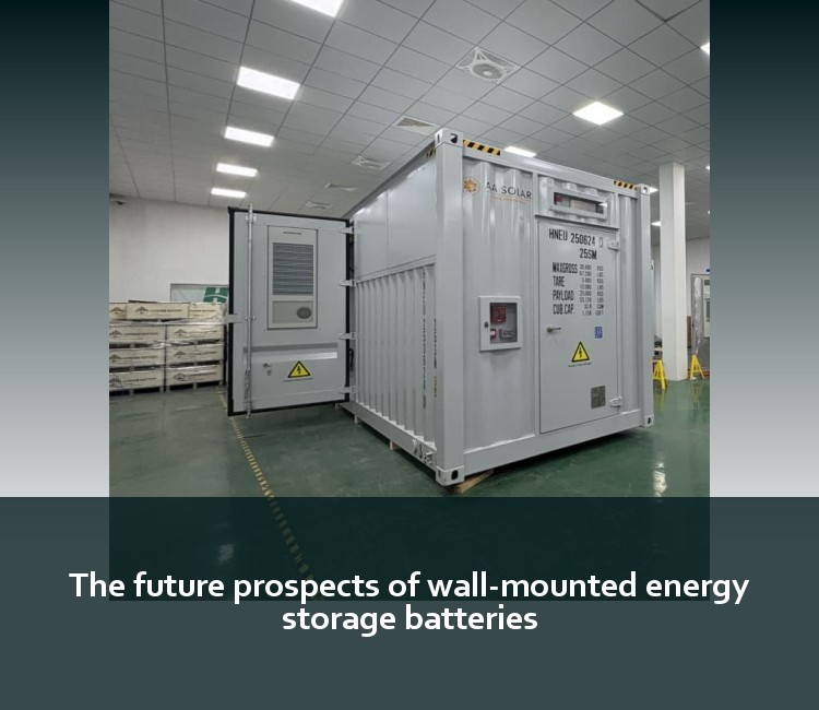 The future prospects of wall-mounted energy storage batteries