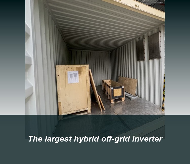The largest hybrid off-grid inverter