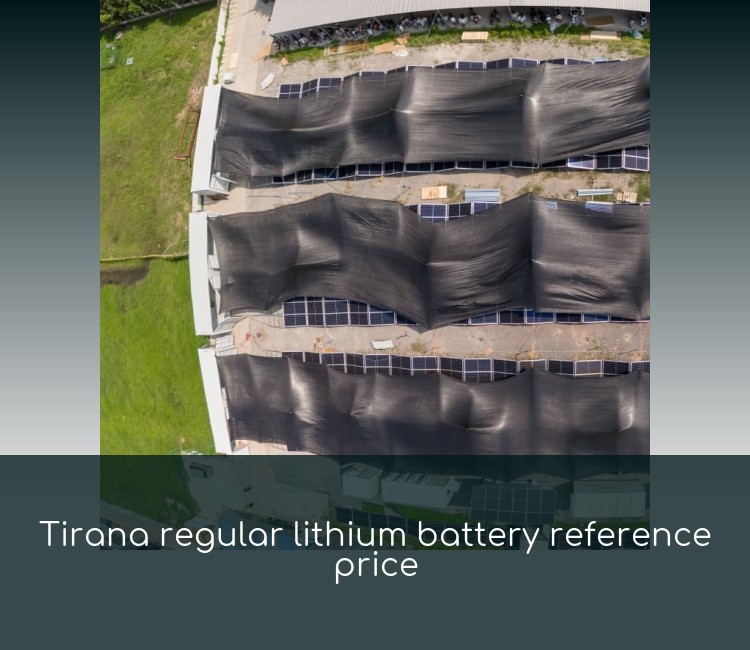 Tirana regular lithium battery reference price
