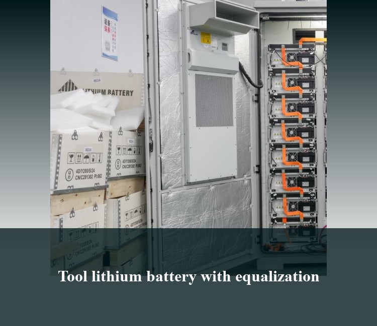 Tool lithium battery with equalization