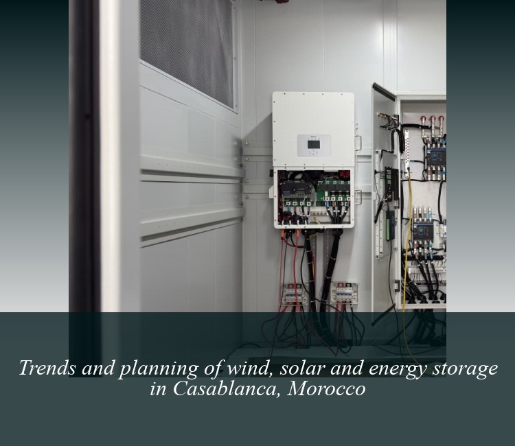 Trends and planning of wind, solar and energy storage in Casablanca, Morocco