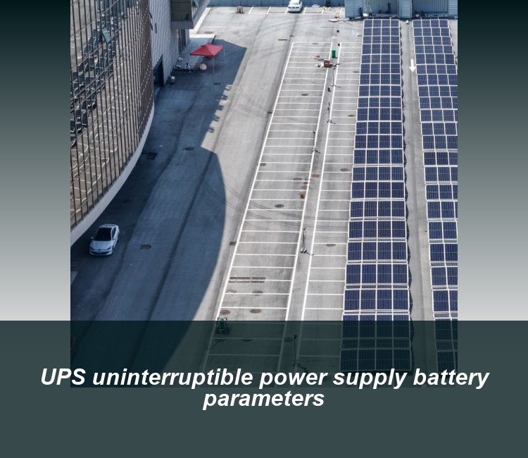 UPS uninterruptible power supply battery parameters