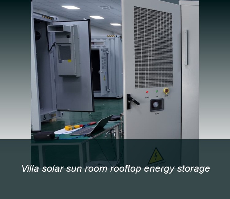 Villa solar sun room rooftop energy storage