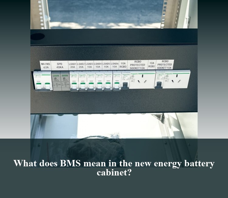 What does BMS mean in the new energy battery cabinet?