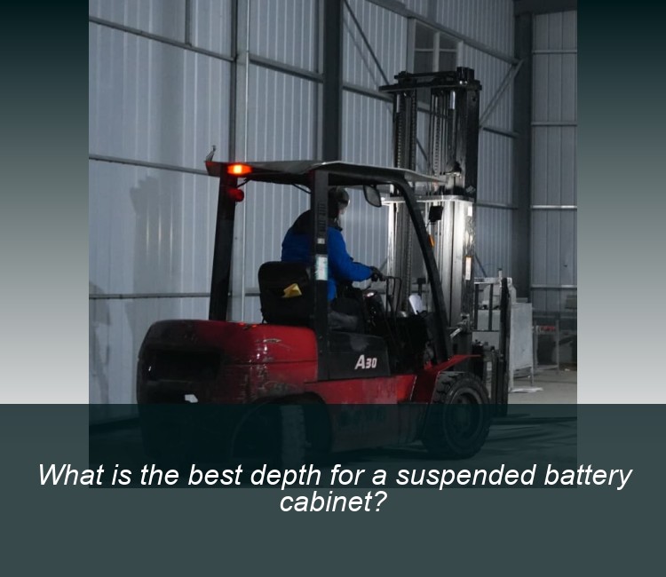 What is the best depth for a suspended battery cabinet?