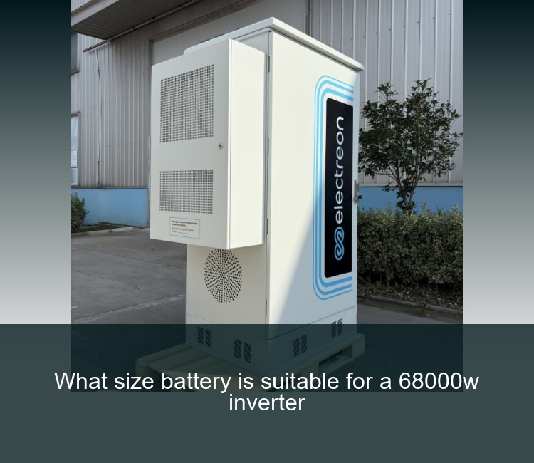 What size battery is suitable for a 68000w inverter