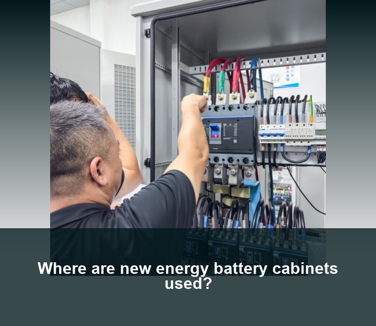 Where are new energy battery cabinets used?