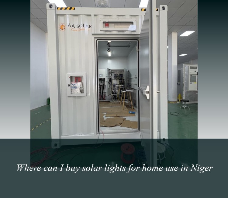 Where can I buy solar lights for home use in Niger