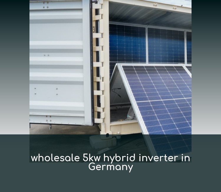 wholesale 5kw hybrid inverter in Germany