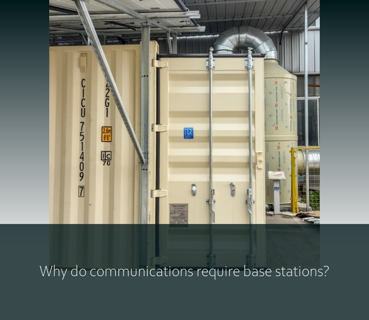 Why do communications require base stations?