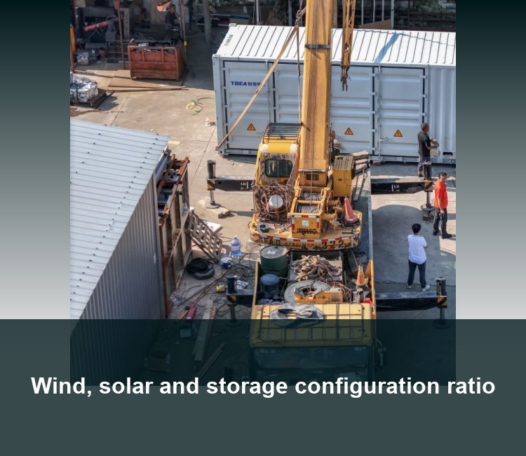 Wind, solar and storage configuration ratio